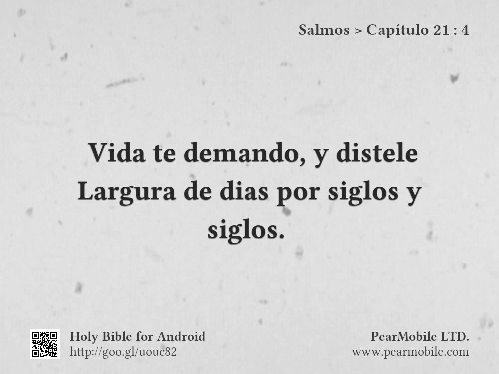Salmos, Capítulo 21:4